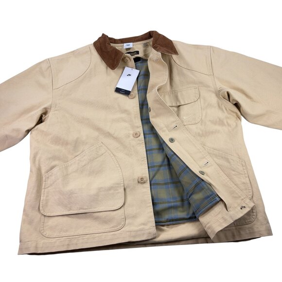 Nike Other - Nike Life Flannel-Lined Canvas Barn Coat Work Jacket Mens Size XL RELAXED FIT